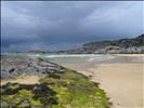 Rain clouds over Kiloran Bay